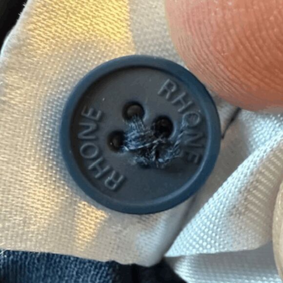 Rhone Men's Short Sleeve Performance Delta Pique Polo Shirt Navy Blue Medium - Picture 7 of 10